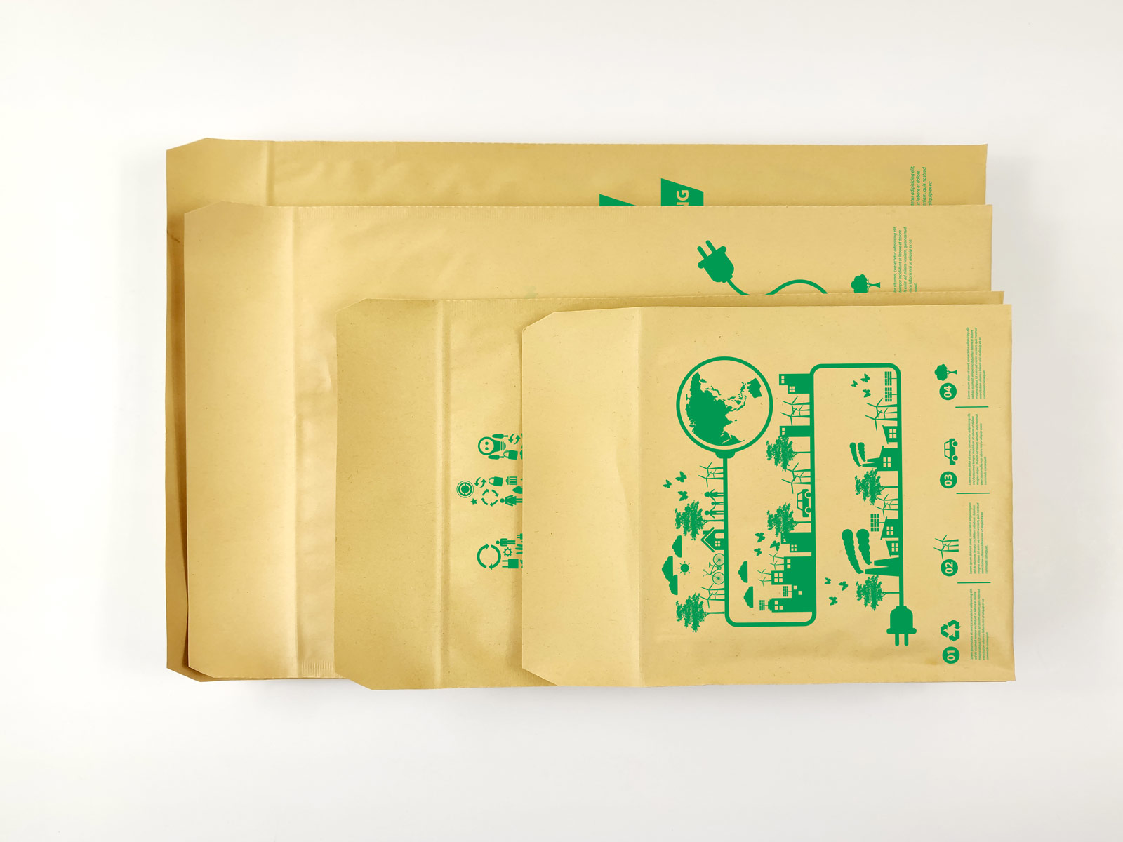 100% ekologiczne koperty bąbelkowe – przedruk