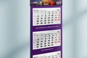 Kalendarz trójdzielny 2022