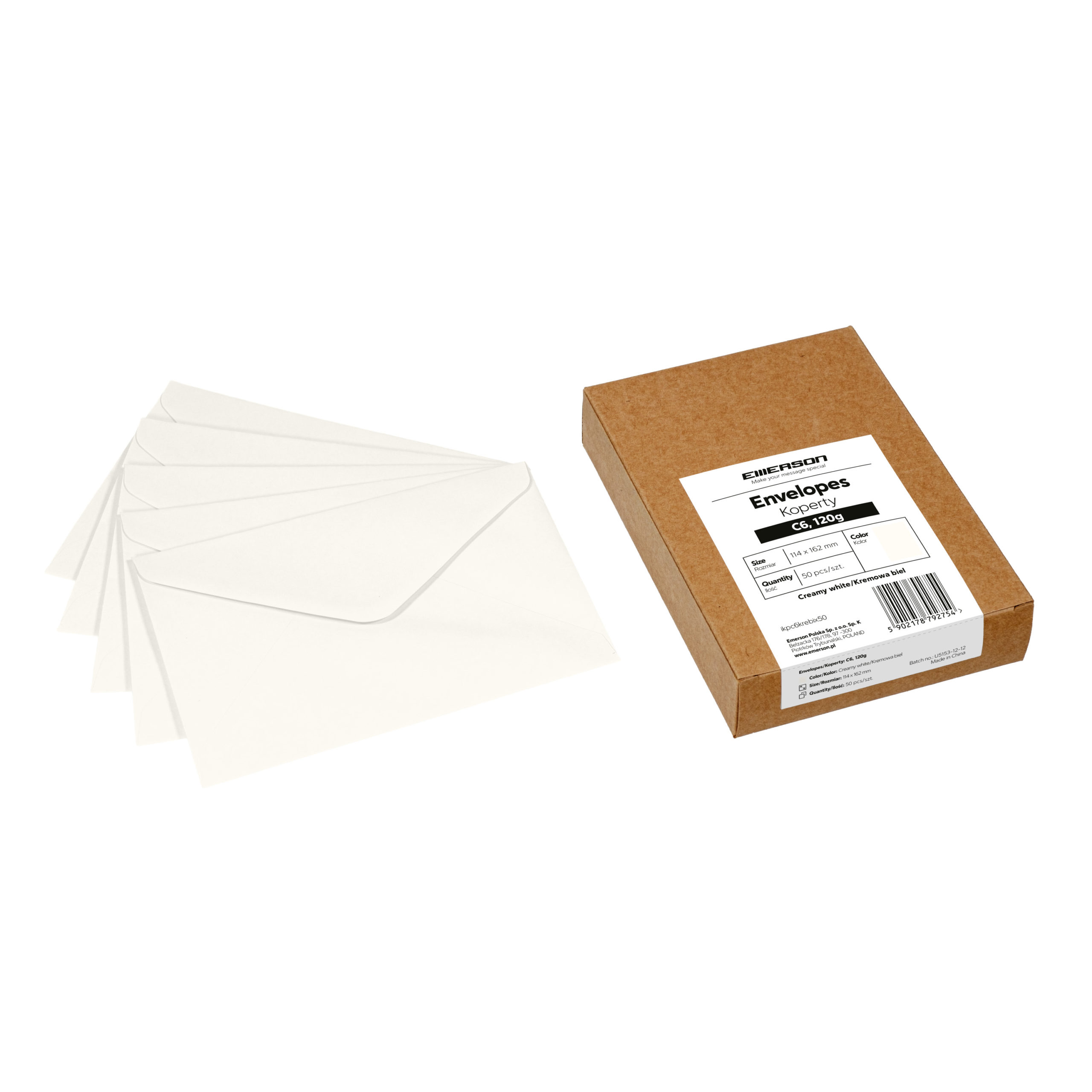 Koperty kolorowe C6 – 13 kolorów