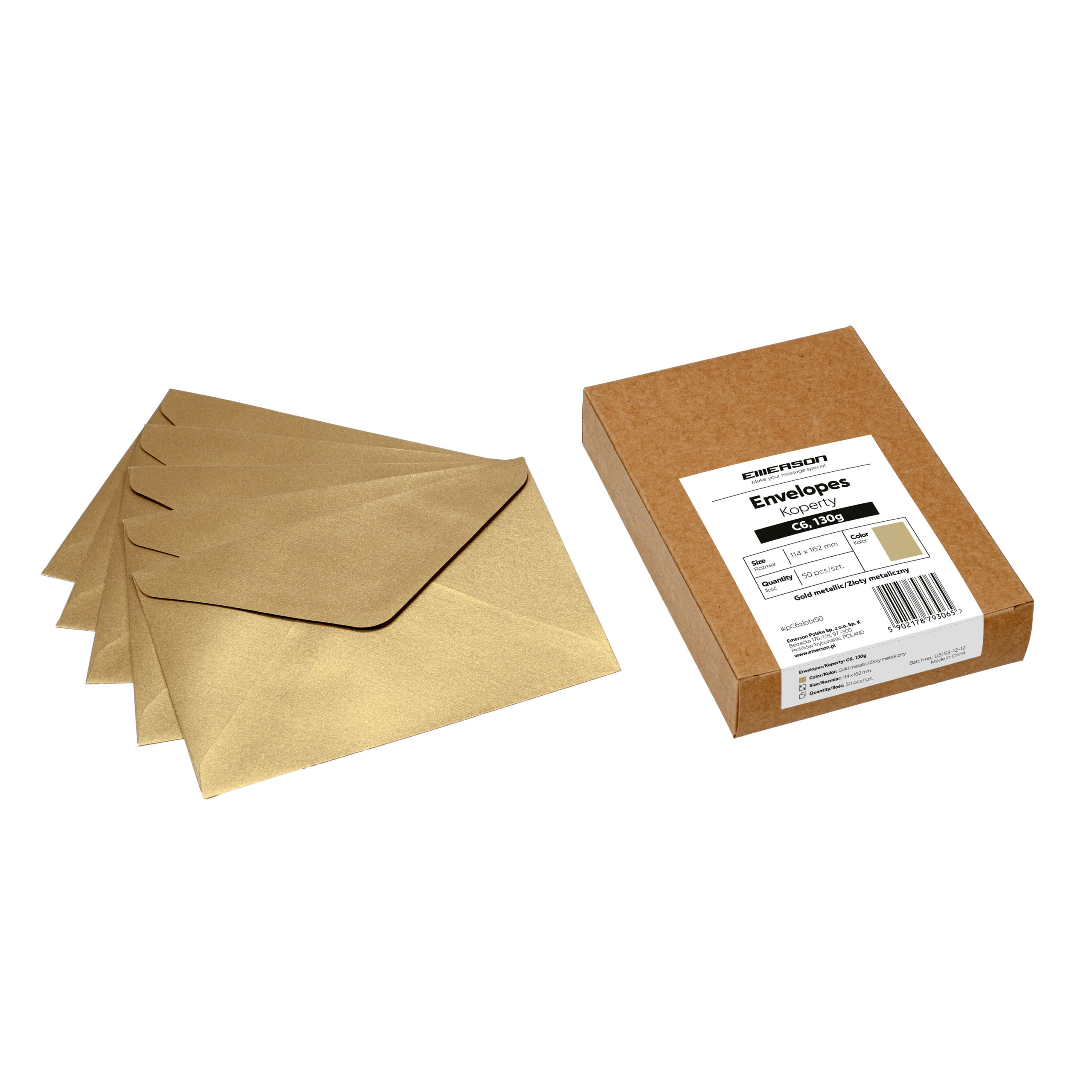 Koperty kolorowe C6 – 13 kolorów