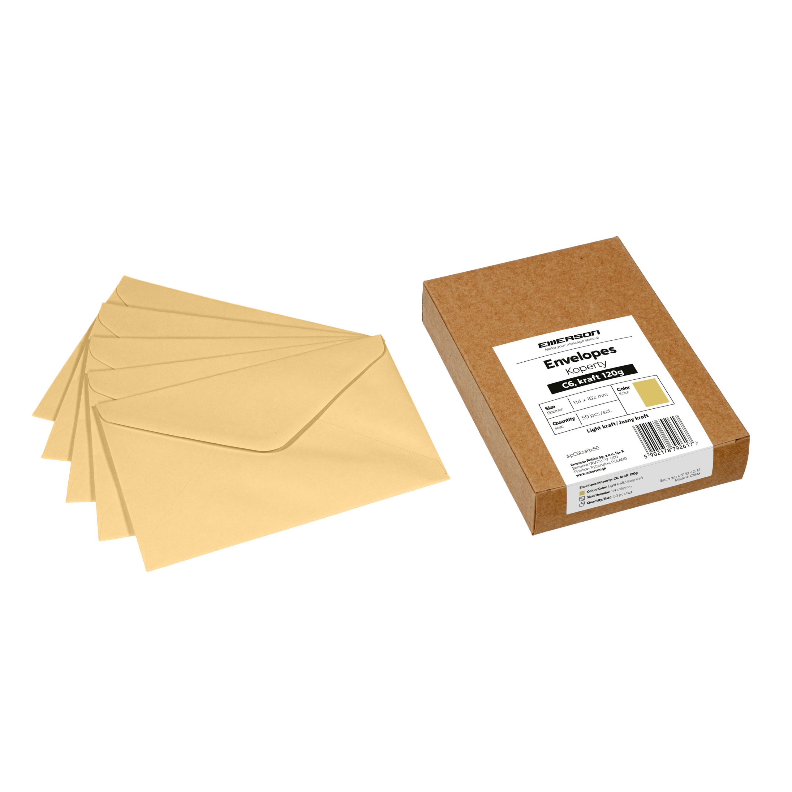 Koperty kolorowe C6 – 13 kolorów