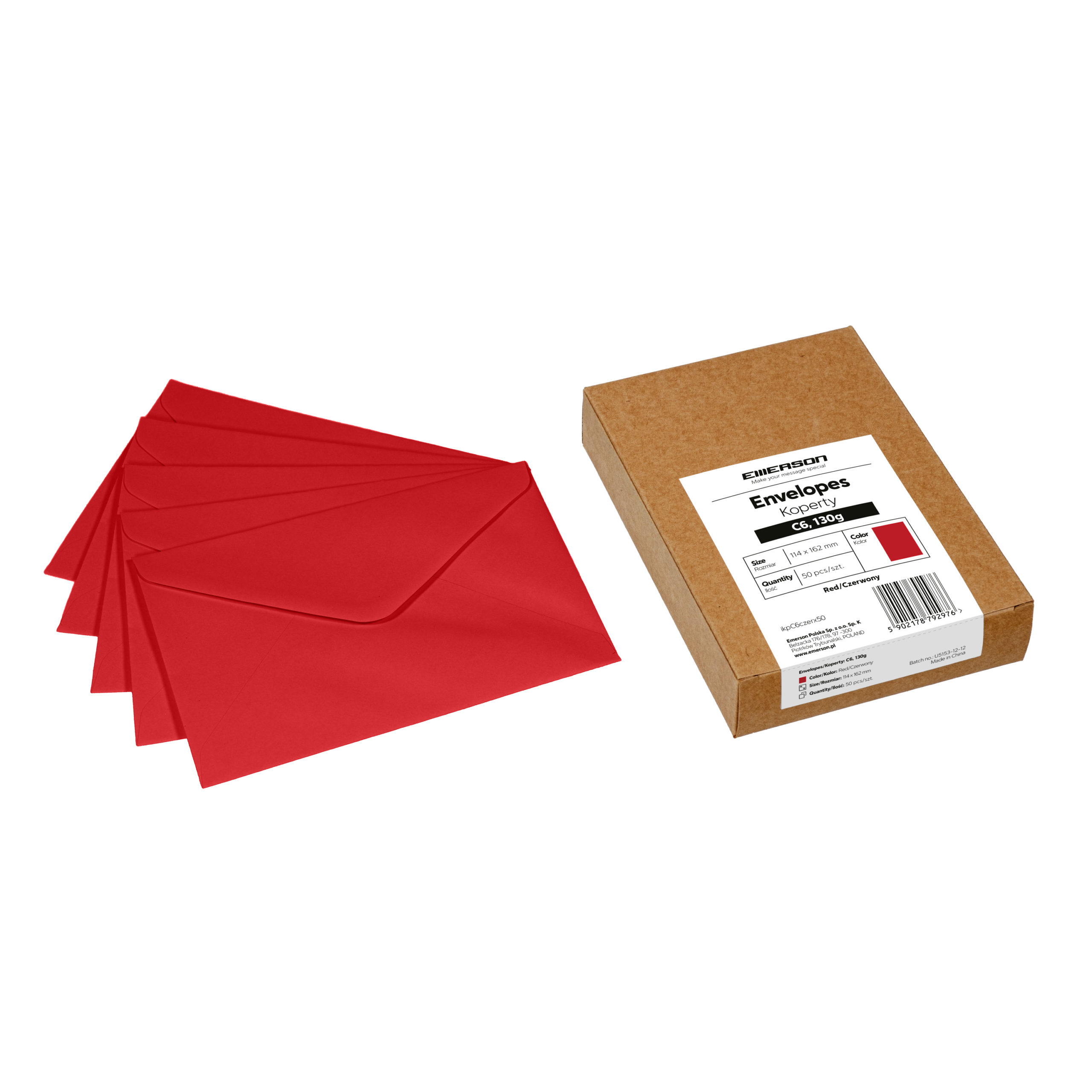 Koperty kolorowe C6 – 13 kolorów