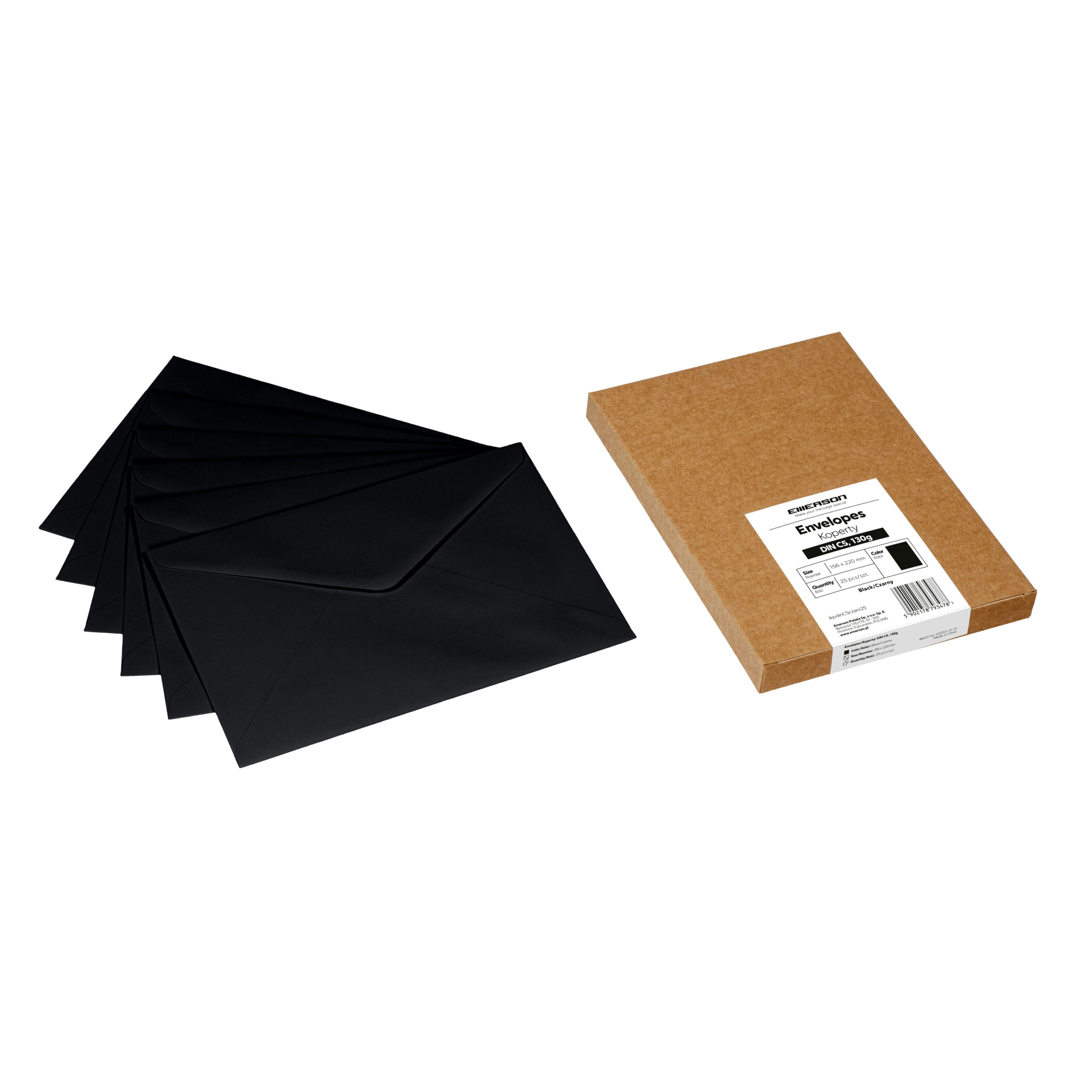 Koperty kolorowe C5 – 10 kolorów