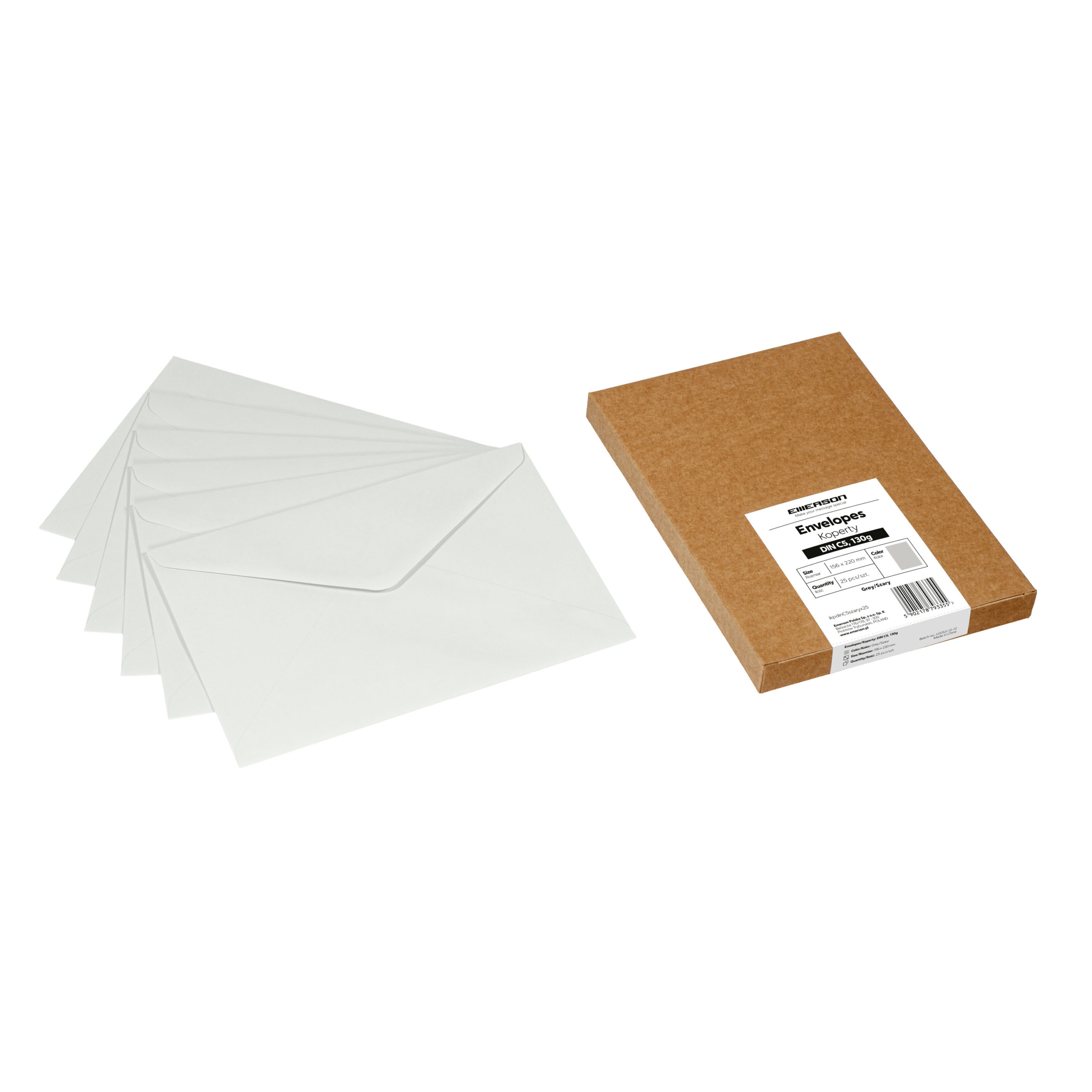 Koperty kolorowe C5 – 10 kolorów