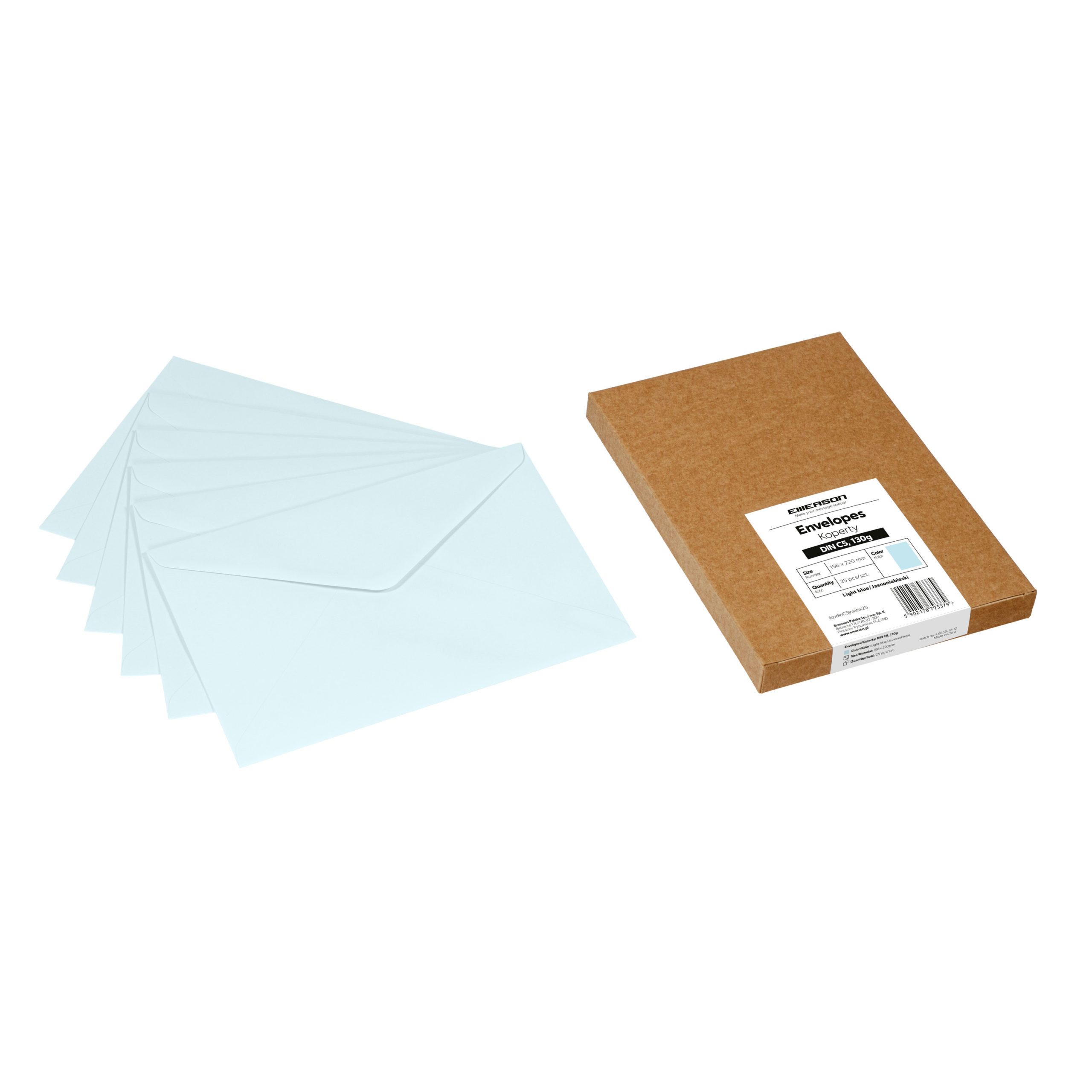 Koperty kolorowe C5 – 10 kolorów