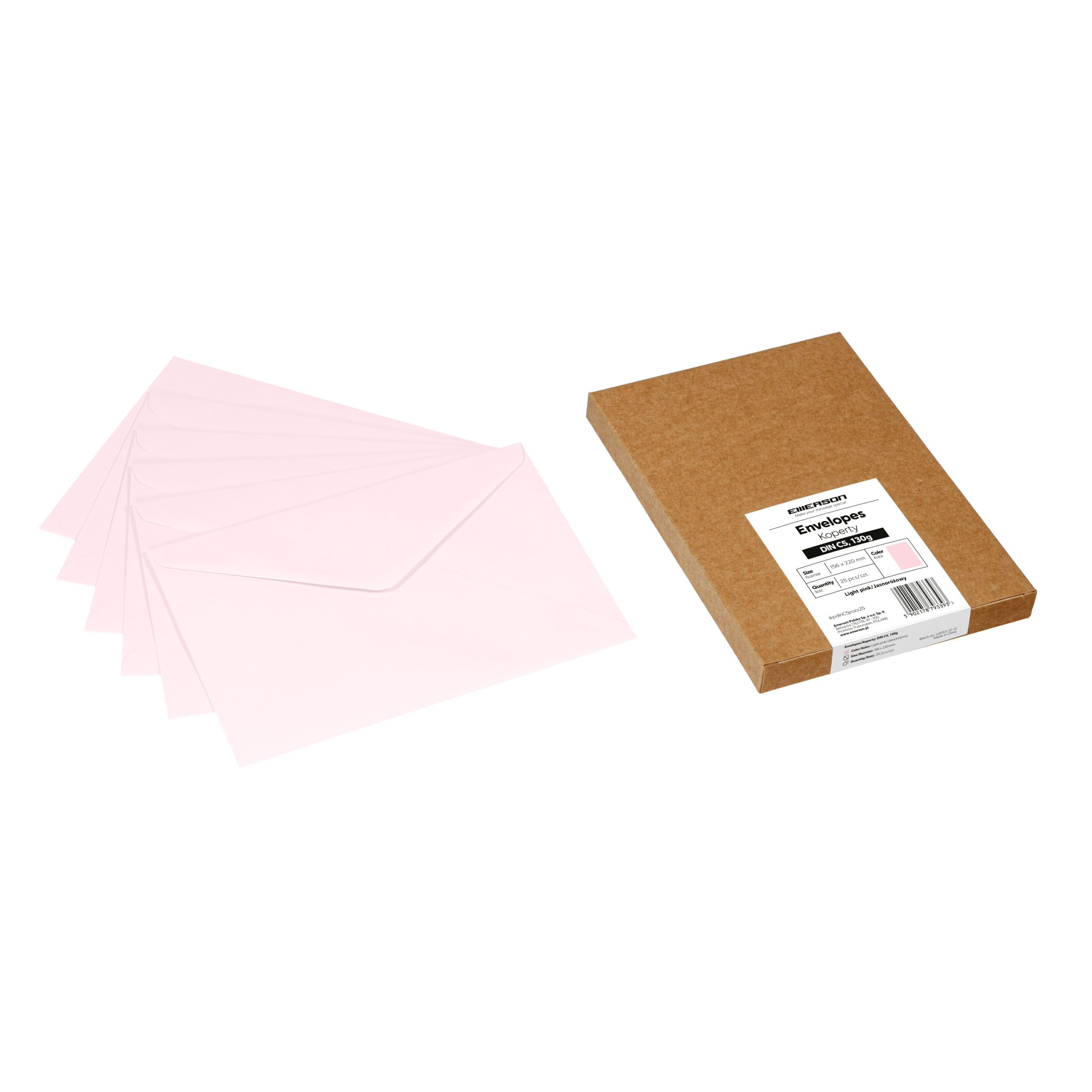 Koperty kolorowe C5 – 10 kolorów