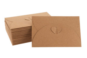 Mini koperty z karteczką (70×105 mm)