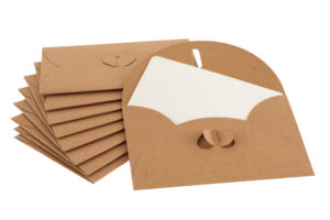 Mini koperty z karteczką (70×105 mm)