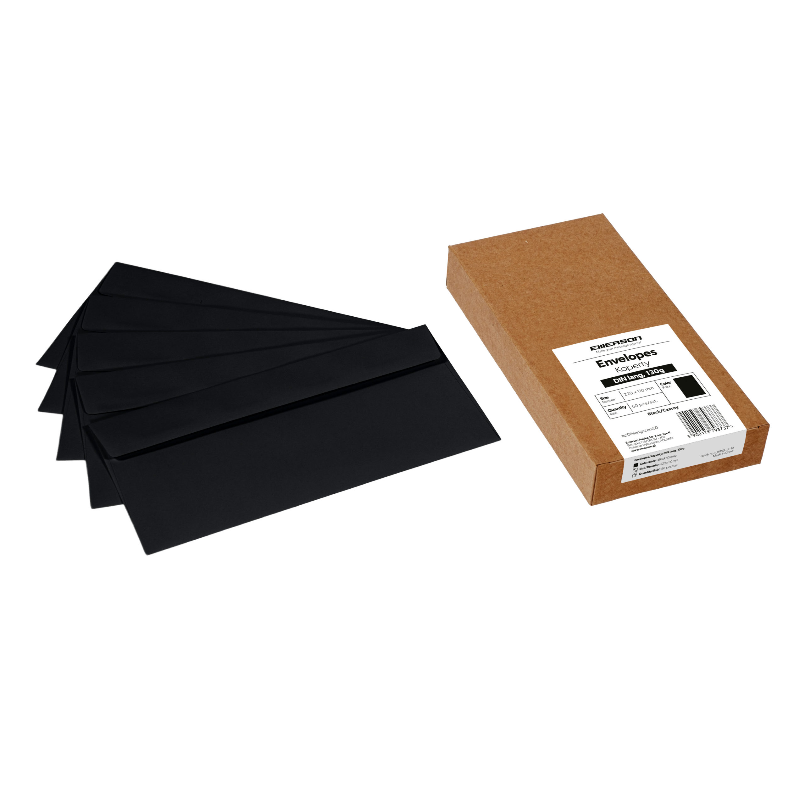 Koperty DIN lang – 12 kolorów