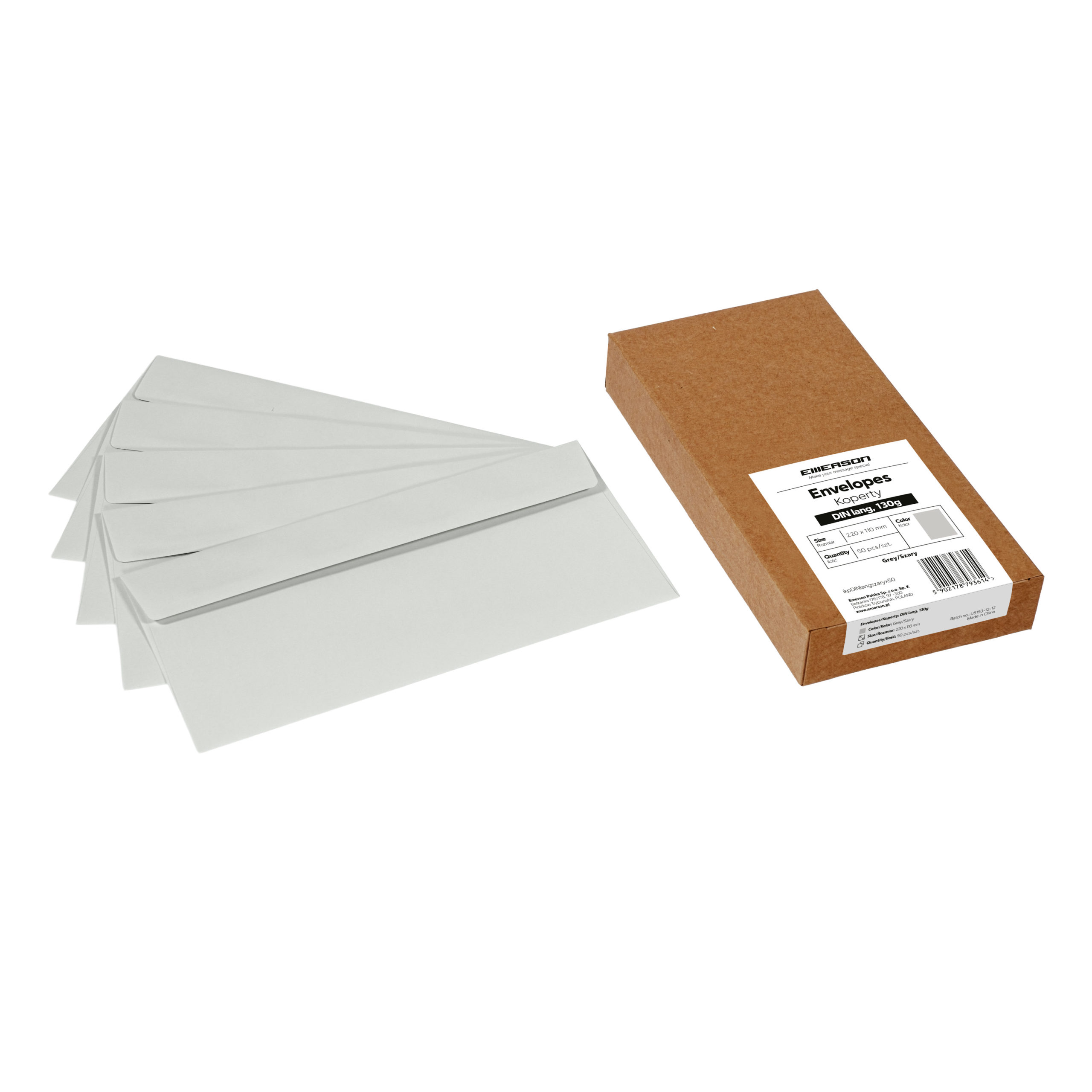 Koperty DIN lang – 12 kolorów