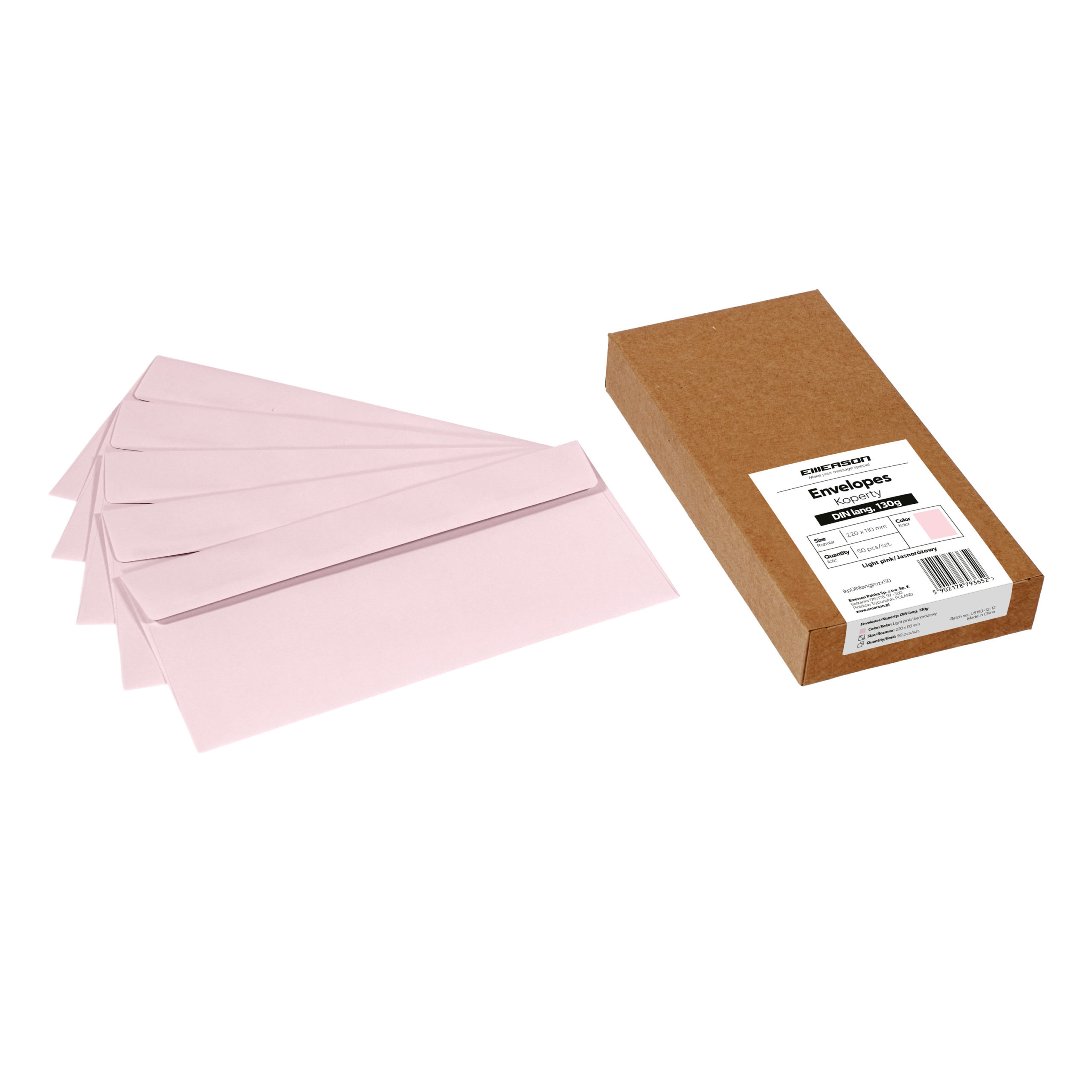 Koperty DIN lang – 12 kolorów