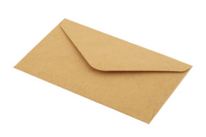 Koperty DIN A7 kraft